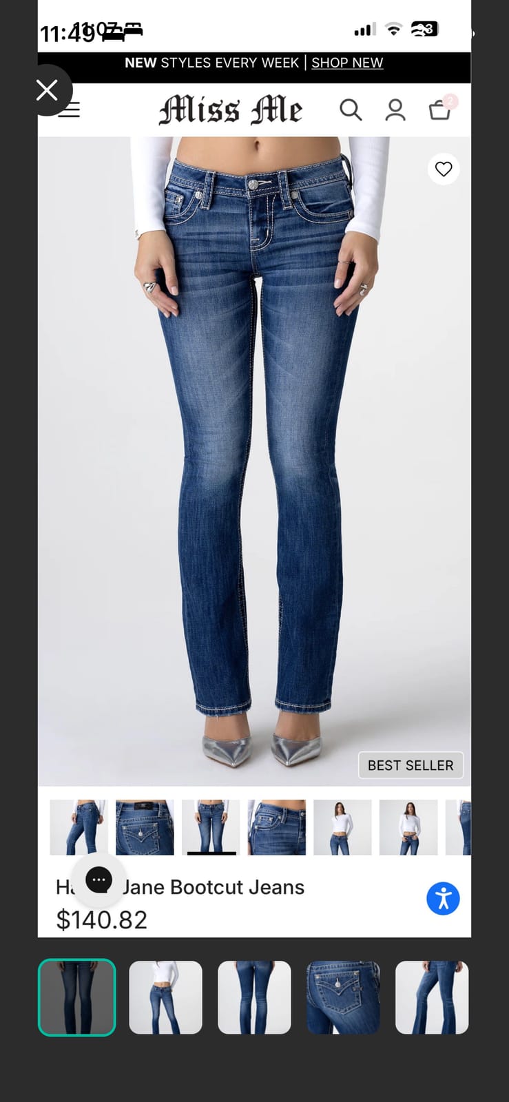 Miss Me Hailey Jane Bootcut Jeans - Chic & Flattering Fit!