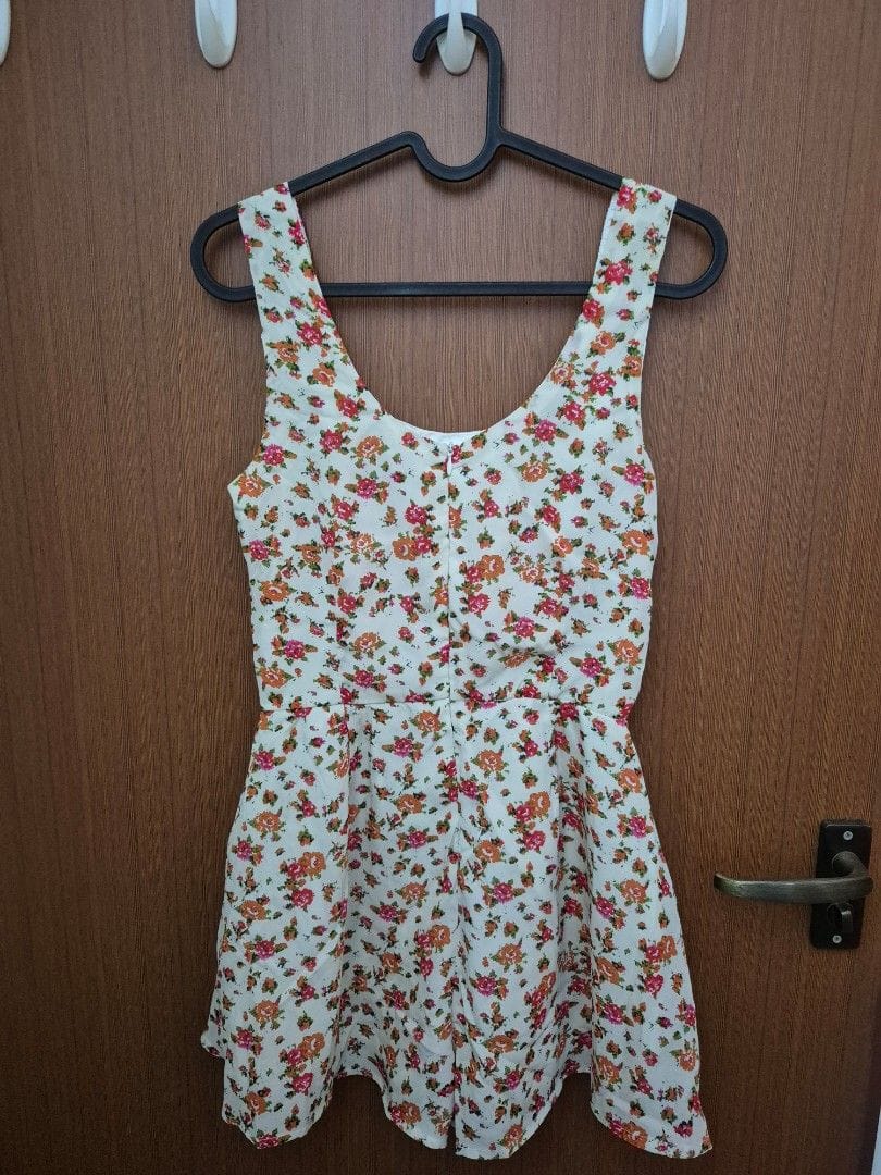 Velvet Dolls chic floral playsuit
