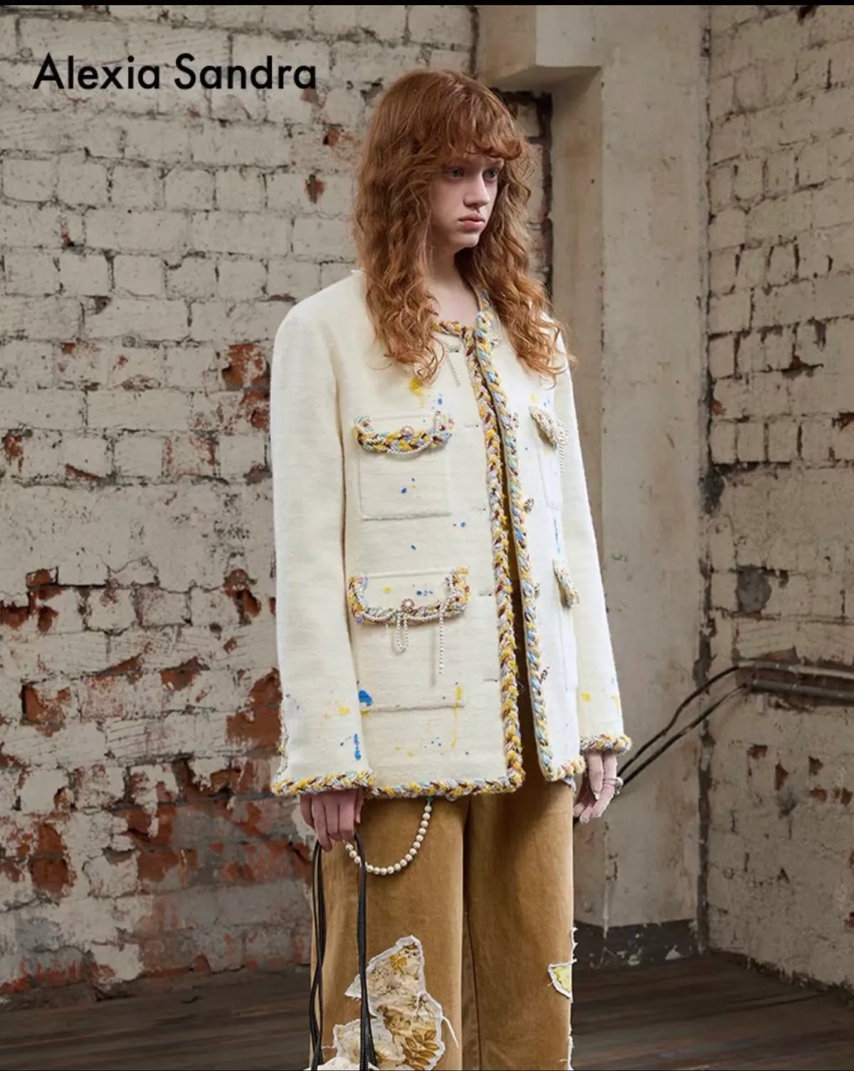 Alexia Sandra Chic Textured Alexia Sandra Jacket