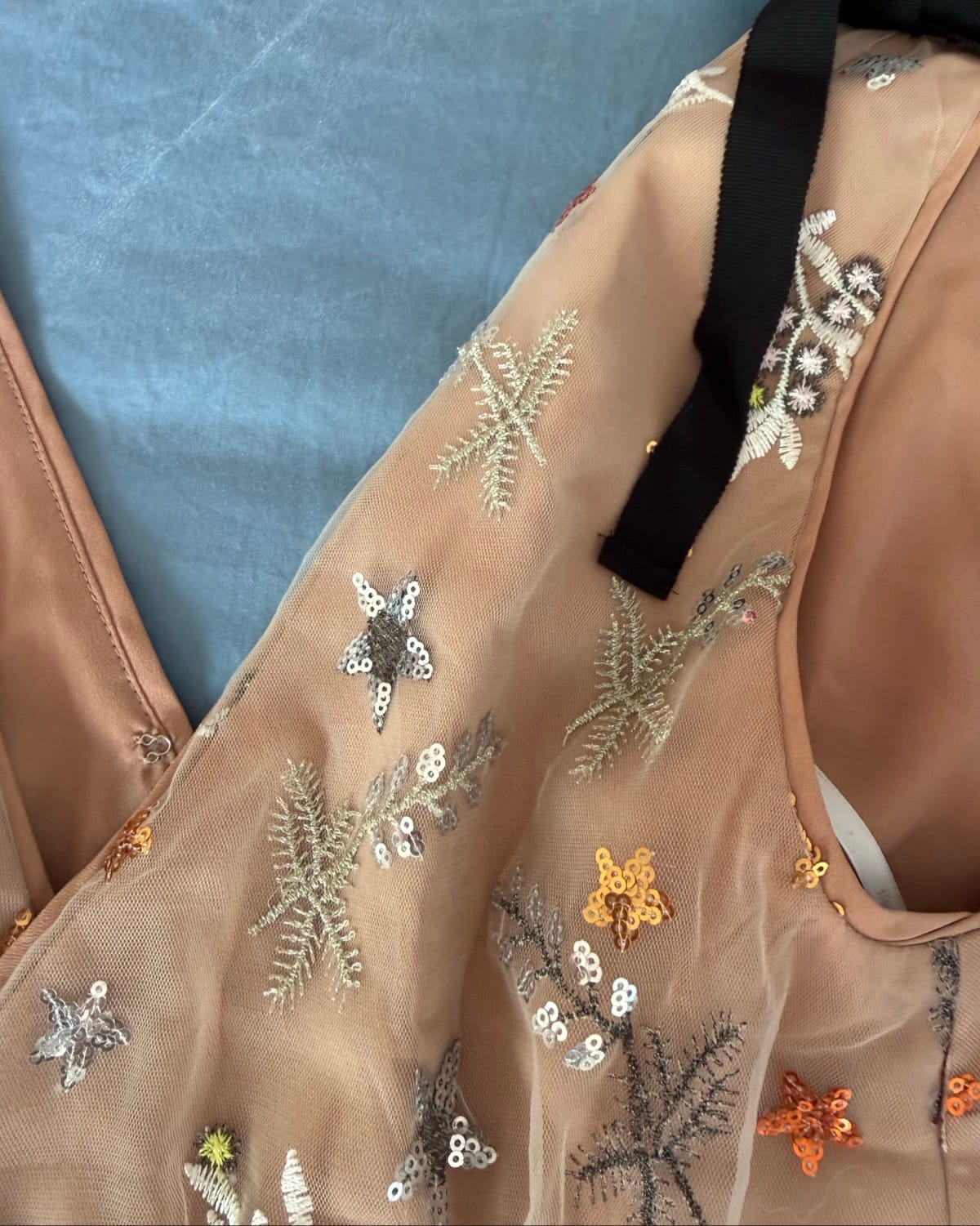 Self Portrait Embroidered Mini Dress - Photo 3