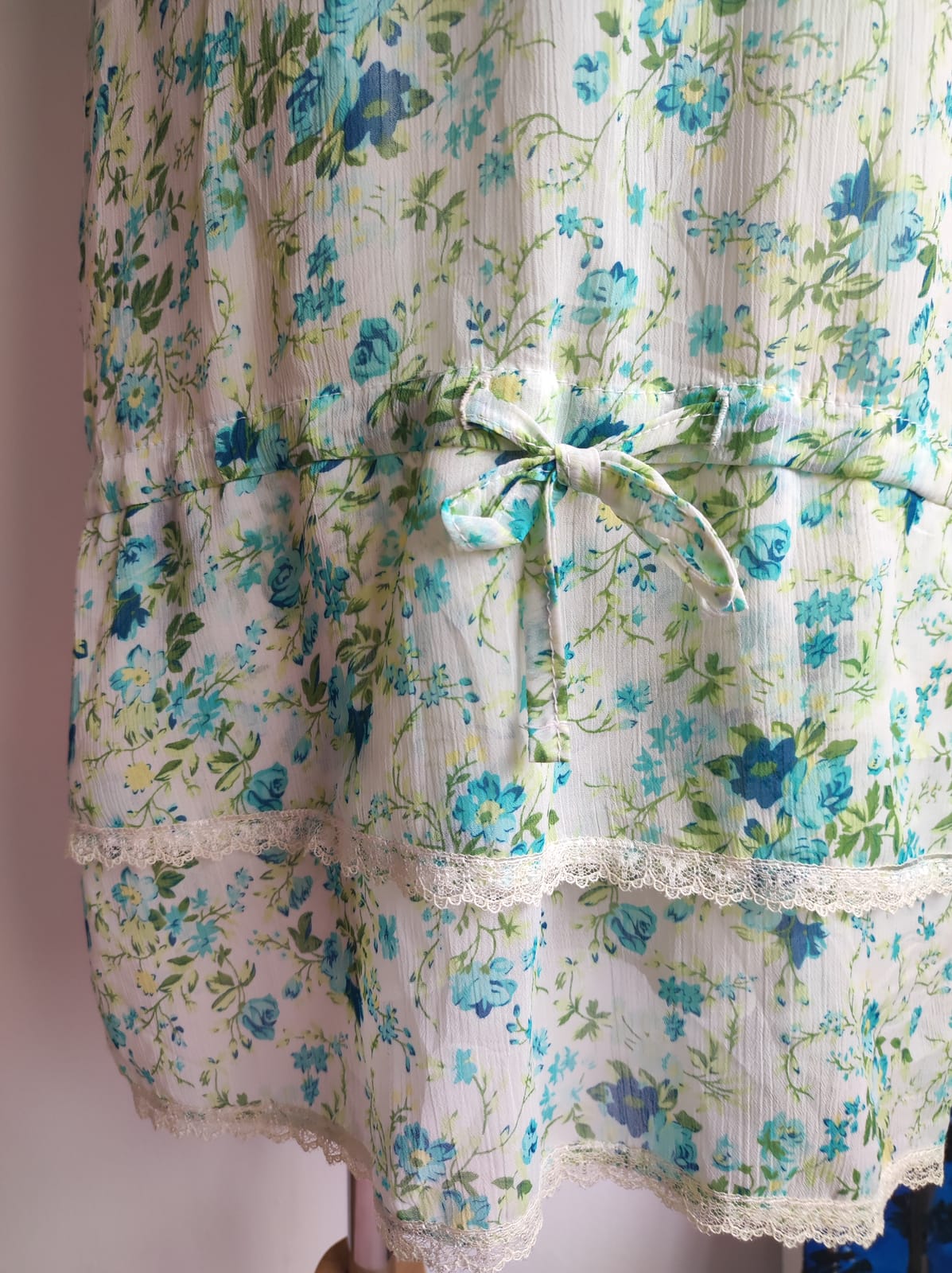 Floral Cottagecore Mini Slip Dress - Photo 2