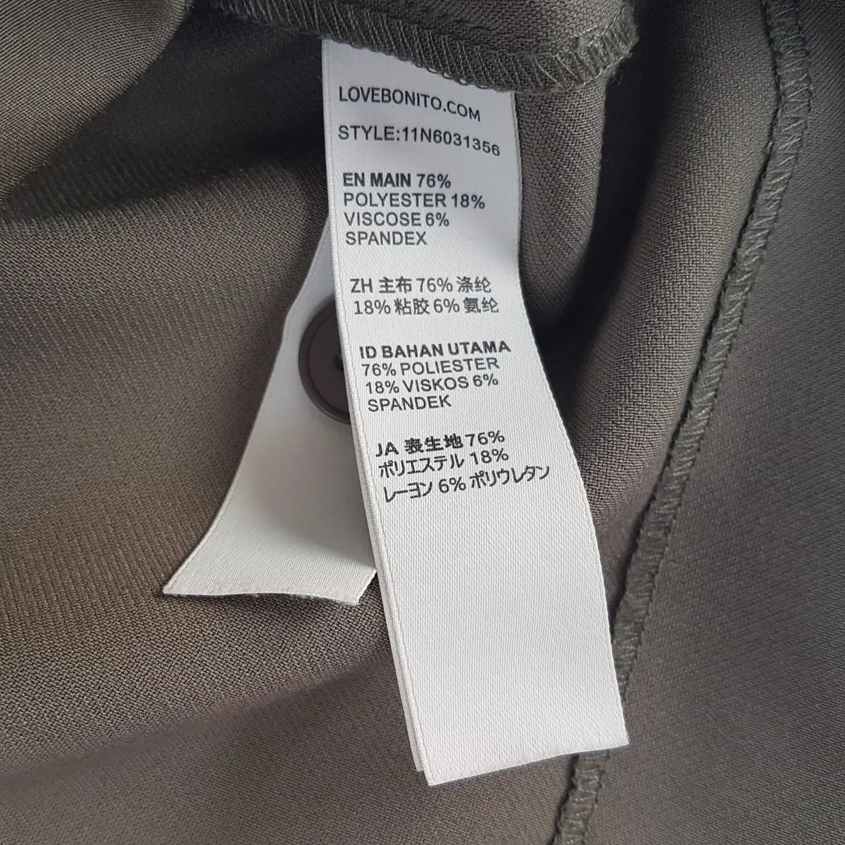 Love, Bonito Love, Bonito RIYO Twill Round Neck Boxy Vest, Size XS, Round Neckline, Straight Boxy Silhouette, Functional front flap Pockets, Structured Twill Fabric, Cosmopolitan, Cool Designer Fashion, Adjustable Back Waist Tab, Timeless Appeal, Urban Style - Photo 6