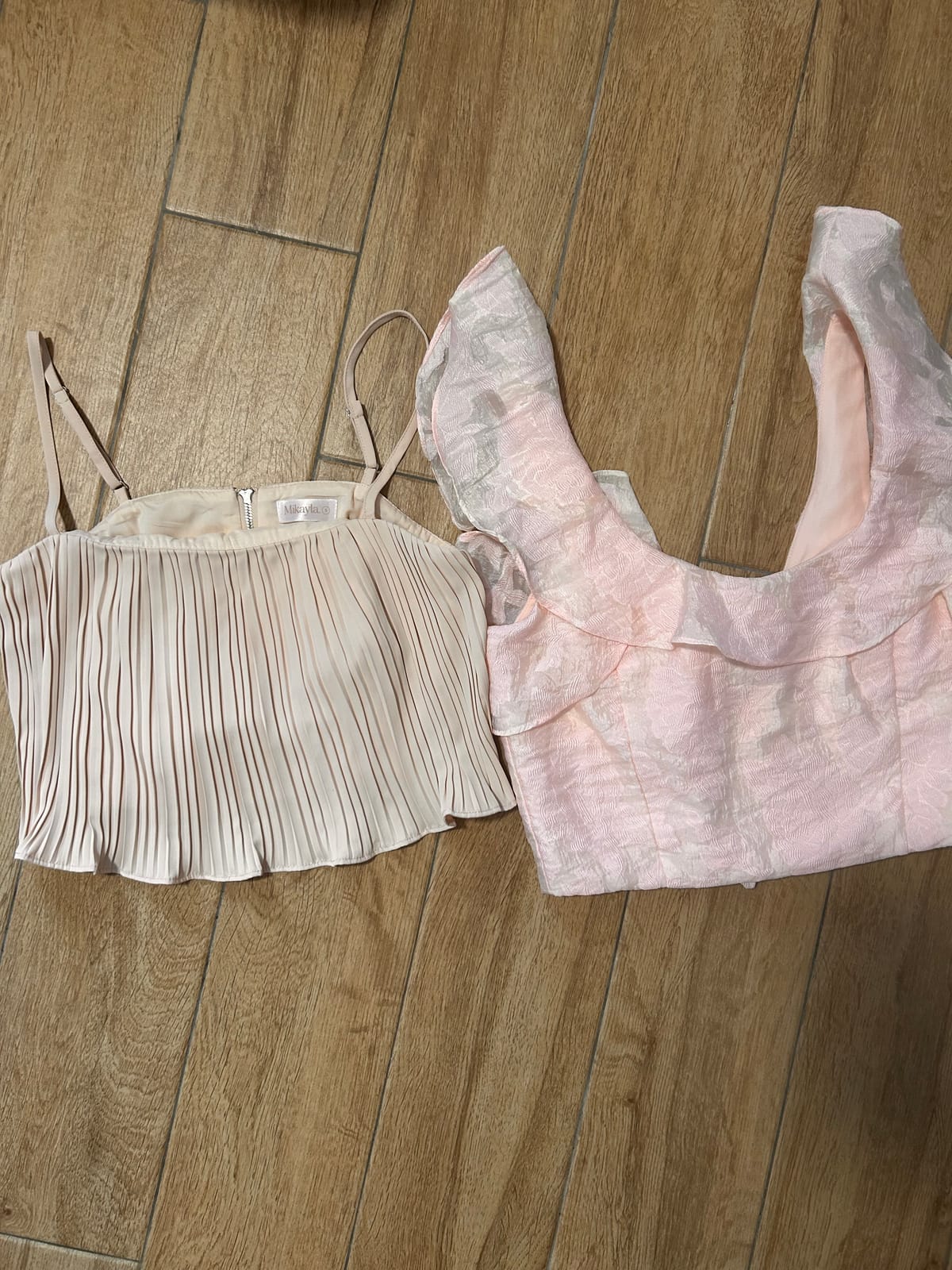 Love Bonito LB Ruffles Top & Mikayla Pleated Top