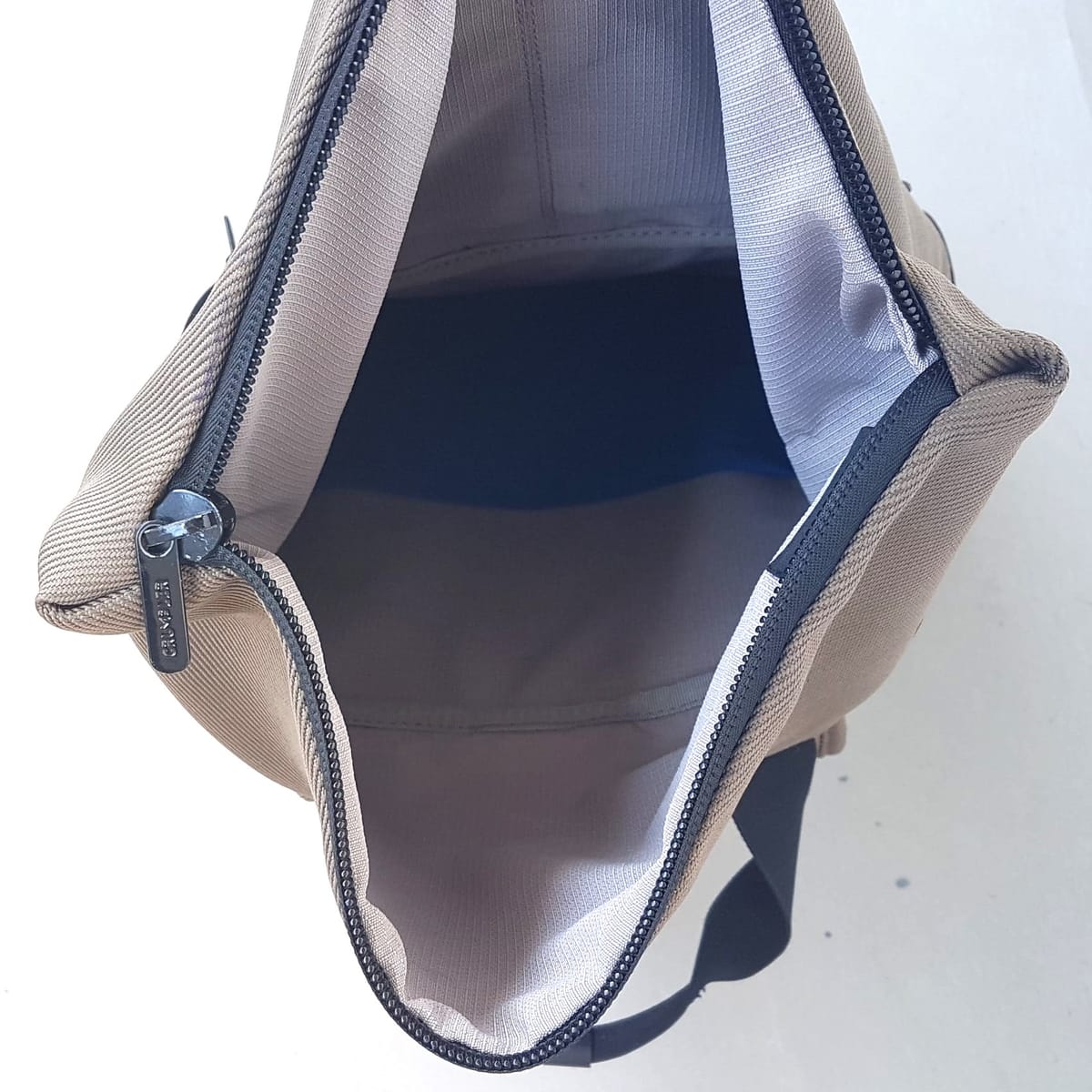 Crumpler Original CRUMPLER Backpack, Cool Abacus Model, Rucksack, Haversack, Cosmopolitan, Roll-Top, Continental, Duffel Bag, Sleek Khaki & Black Design, Urban Style, Sophistication, Timeless Appeal, Pop Culture, Traveler, Backpacker, Streetwise - Photo 5