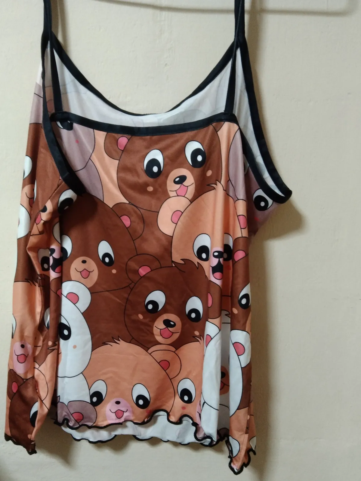 Kawaii Bear Print Tank Top + Short 