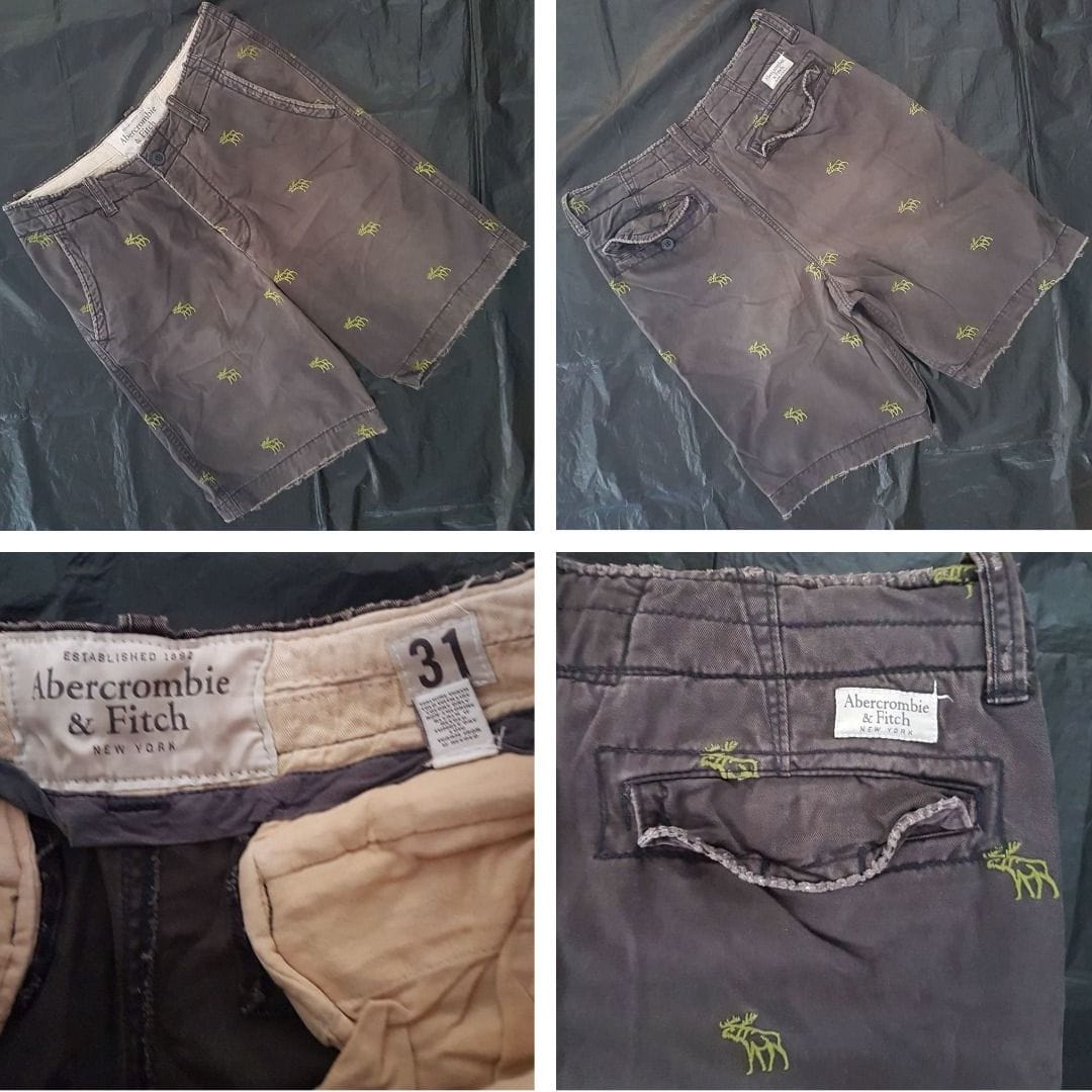 Retro Abercrombie & Fitch Cargo Shorts (Size 31) - Photo 2