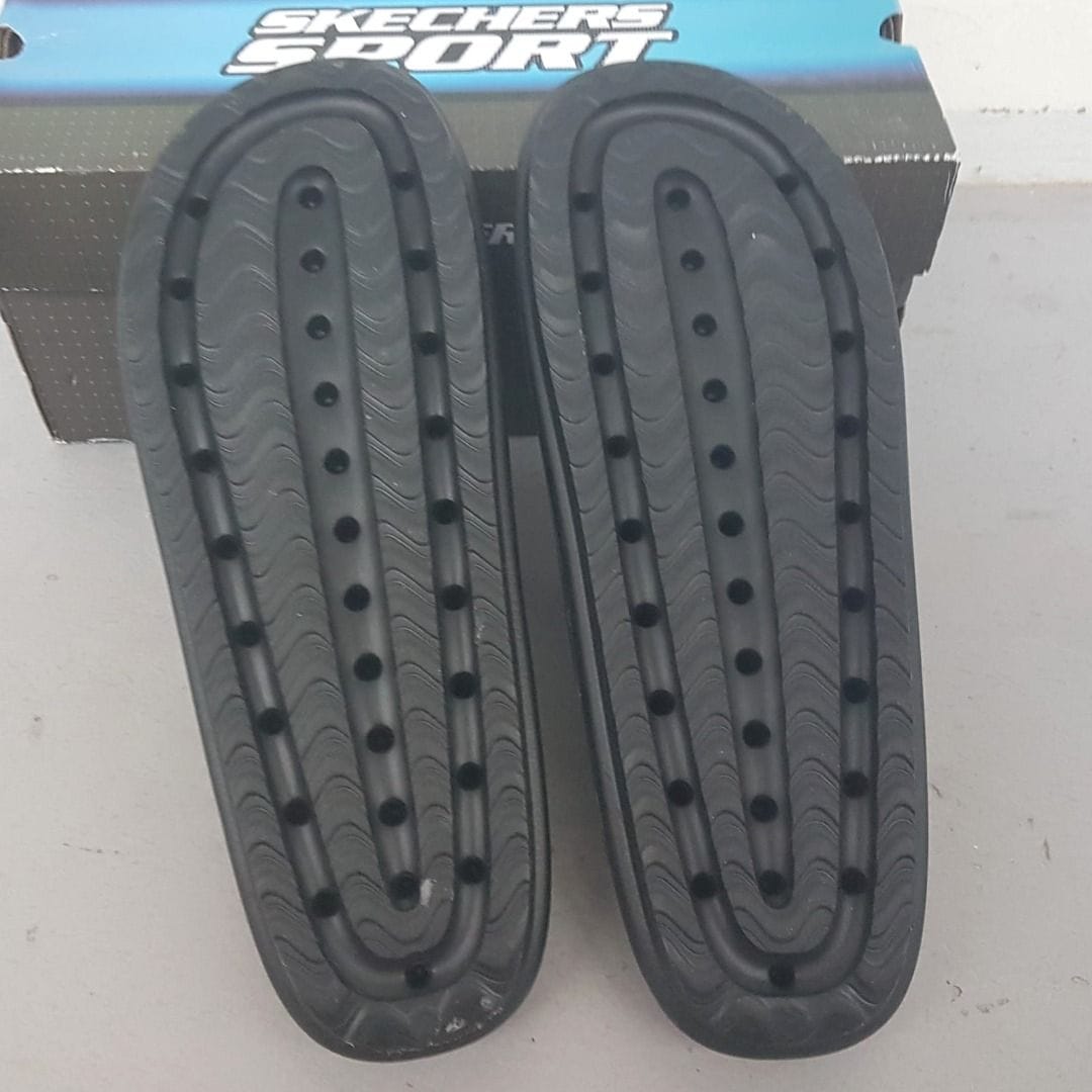 Skechers Black Camo Foamies Slip-On Slides (US 13, UK 12)