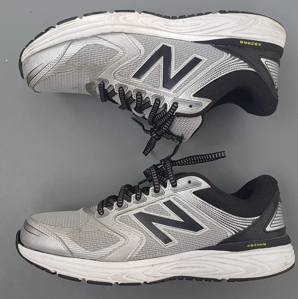 New Balance NEW BALANCE Running Shoes, Original NB 565 V7 TECHRIDE Model, US 9.5, UK 9, EU 43, CM 27.5, Cosmopolitan, Cool Silver & Black Design, ABZORB Cushioning, Sophistication, Stylish & Inspirational, Urban Style, Timeless Appeal, Everyday Shoes - Photo 2