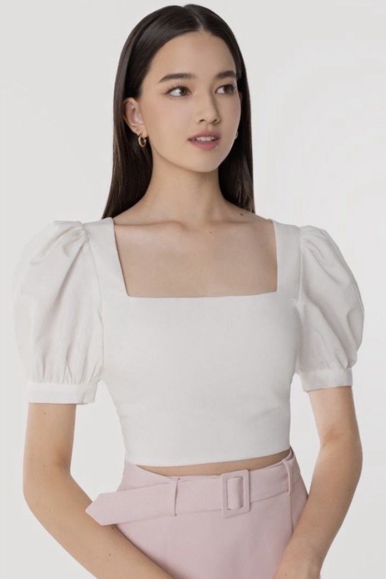 Lovet White Padded Top