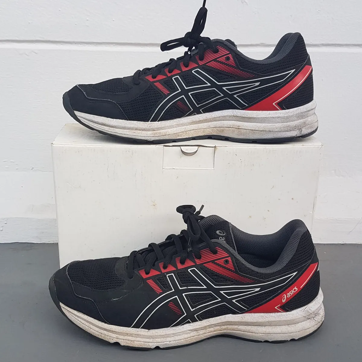 ASICS Original ASICS GEL-JOLT Running Shoes, US 10, UK 9, EUR 44, CM 28, Cosmopolitan, Cool Black & Red Sneakers, Pop Culture, Cult Street Fashion, Urban Style, Active Lifestyle, Timeless Appeal, Streetwise, Roadster, Everyday Shoes - Photo 5
