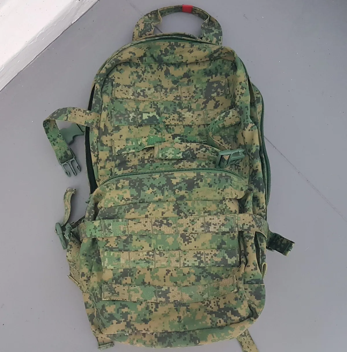 Camo Camouflage Haversack, Heavy Duty Backpack, Tactical Bag, Camo Rucksack, Military, Combat, Cosmopolitan, Travel Pack, Continental, MOLLE Design, Backpackers, Sophistication, Streetwise, Roadster, Timeless Appeal, Pop Culture, Cult Street Fashion - Photo 3