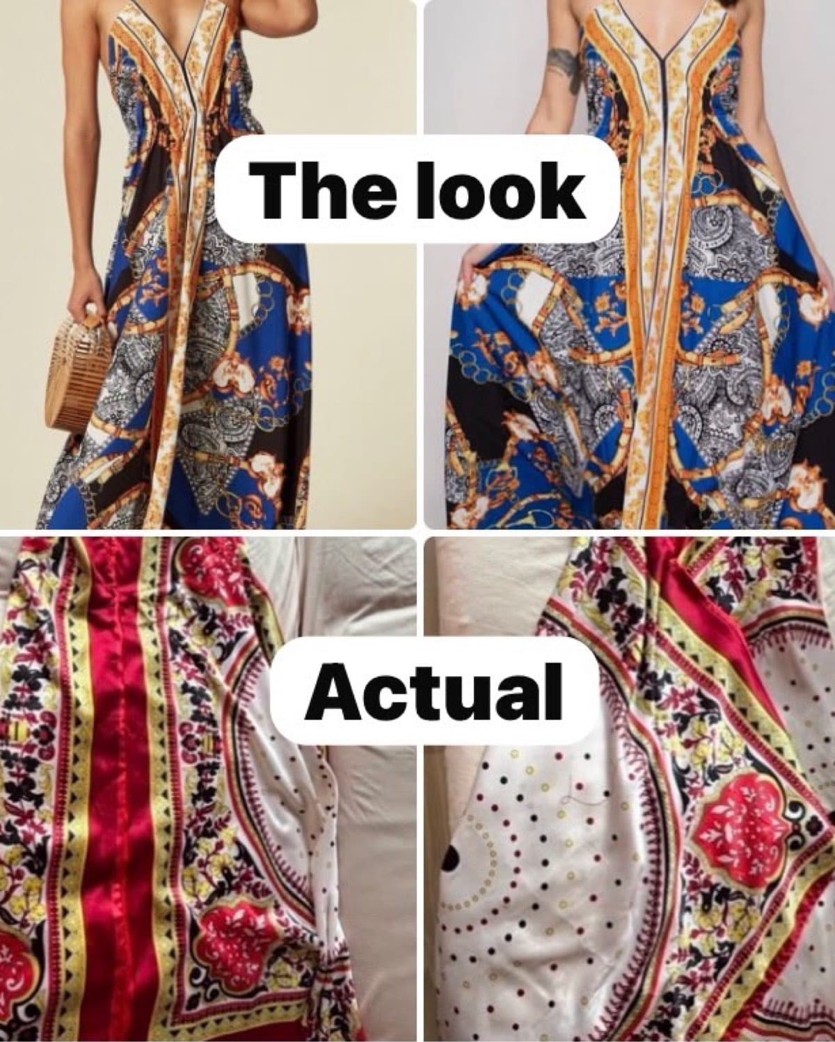 Boho Vibe Maxi Dress with Bold scarf Patterns