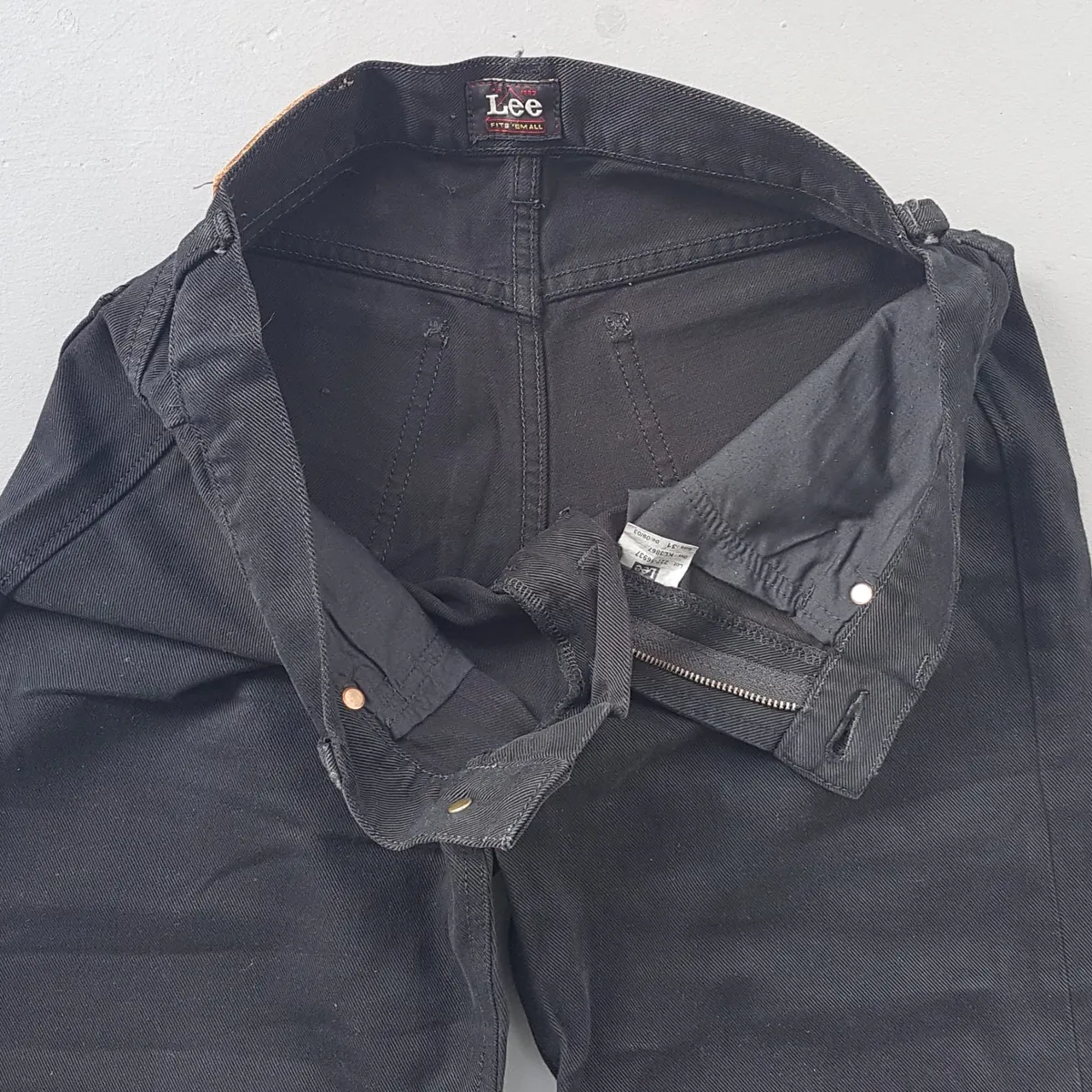 LEE Retro LEE Denim Jeans, Since 1889, Black Work Pants, Sie 31, American Classic, Cool Bottoms, Sleek Designer wear, Yuppie Lifestyle, Timeless Appeal, Sophistication, Streetwise, Roadster, Urban Style, Pop Culture, Hip Hop, Rock Star, Cult Street Fashion - Photo 4