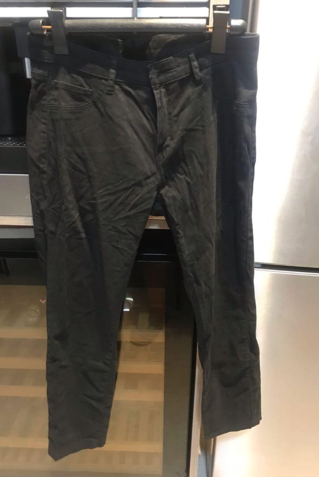 Sleek Black Casual Trousers from Uniqlo