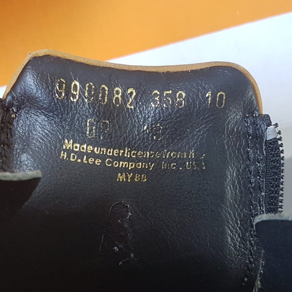 Retro LEE Zipper Boots, US 10, UK 9, EUR 43, Luxury Tan Leather Chelsea Boots, Sleek Western Design, Cosmopolitan, Cool 5” Ankle High Shoes, Timeless Classic, Nostalgic Appeal, Sophistication, Pop Culture, Geek, Rock Star, Urban Style, Cult Street Fashion - Photo 9