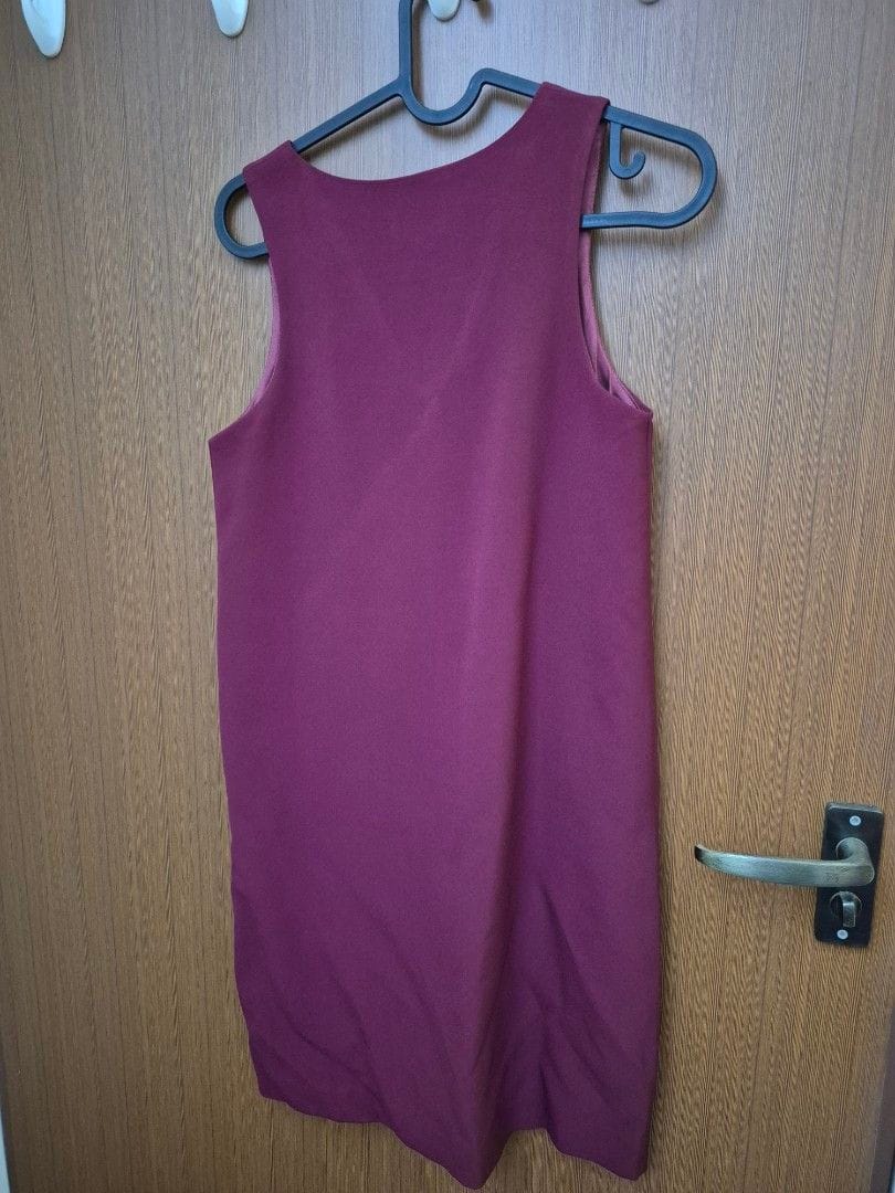 Runway Bandits Runway Bandits Sleeveless Burgundy Dress (Size S) - Photo 2