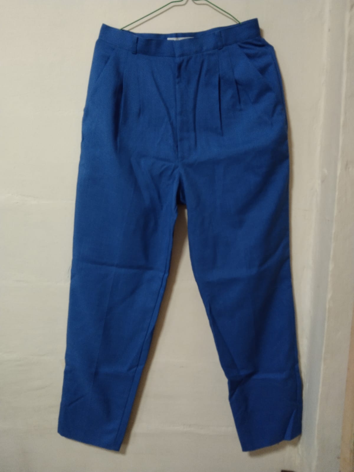 CORTINA Vibrant Blue High-Waisted Trousers