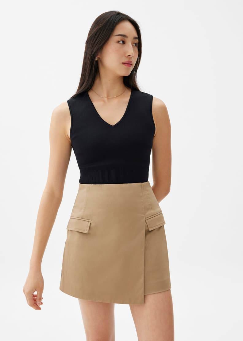 Love Bonito LB Cotton Elastic A-line Skorts