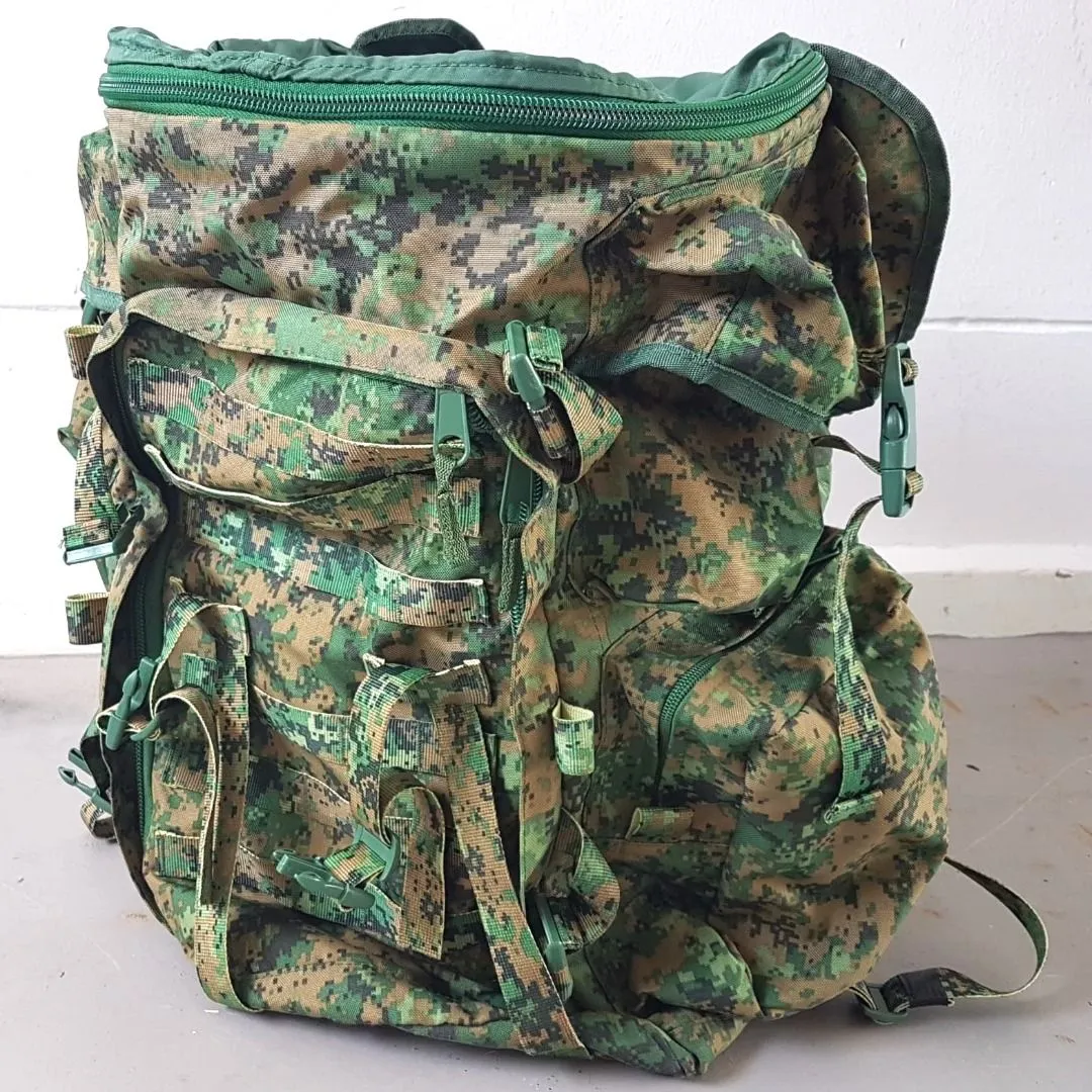 CAMO Retro Camouflage Field Pack with N Frame, Gore-Tex Design, CAMO Rucksack, Travel Pack, Backpack, Haversack, Heavy Duty, Full Pack, Adventure Gear, Hiking, Trekking, Backpacker, Field Training, Road Trip, Weekender - Photo 5