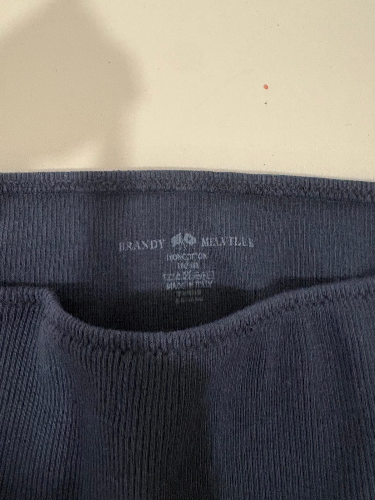 Brandy Melville Brandy Melville Navy Ribbed Tube Top - Photo 2