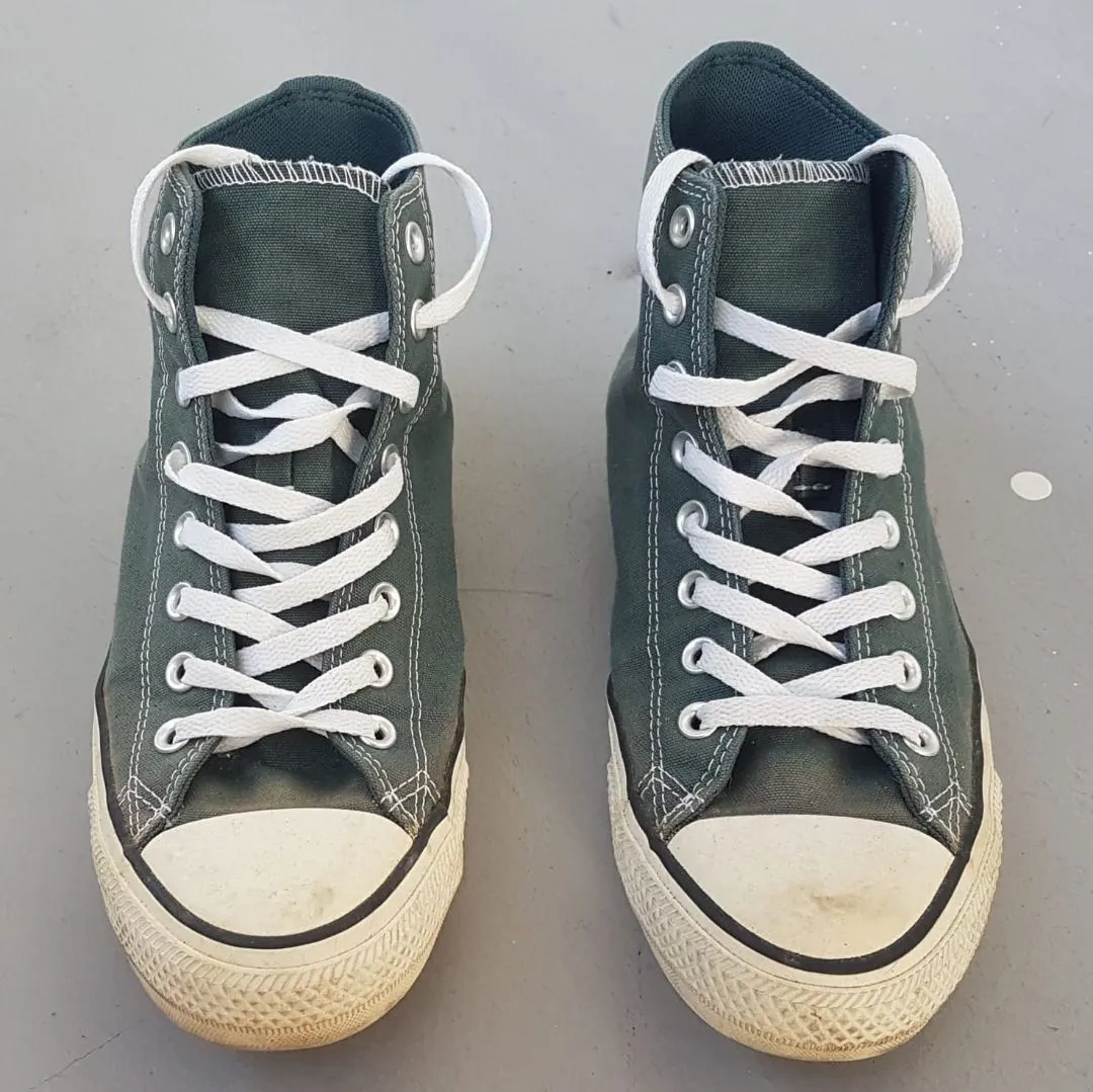 Converse Retro Converse Chuck Taylor All Star Faded Spruce Sneakers, Converse Ankle Top Shoes, US 8, EUR 41.5, CM 26.5, Cosmopolitan, Old Skool, Roadster, Pop Culture, Hip Hop, Rock Star, Cult Street Fashion, Timeless Classic, Urban Style, Everyday Shoes - Photo 7