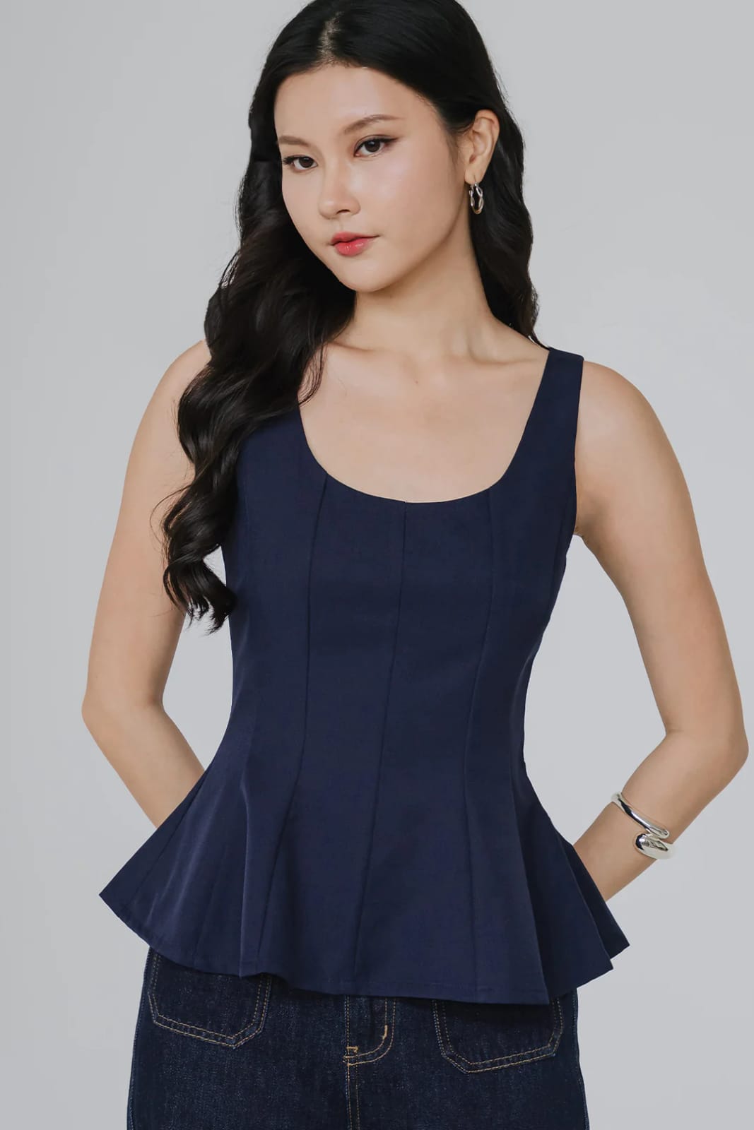 OHVOLA Golden Hour Reversible Top (Navy) - Photo 3