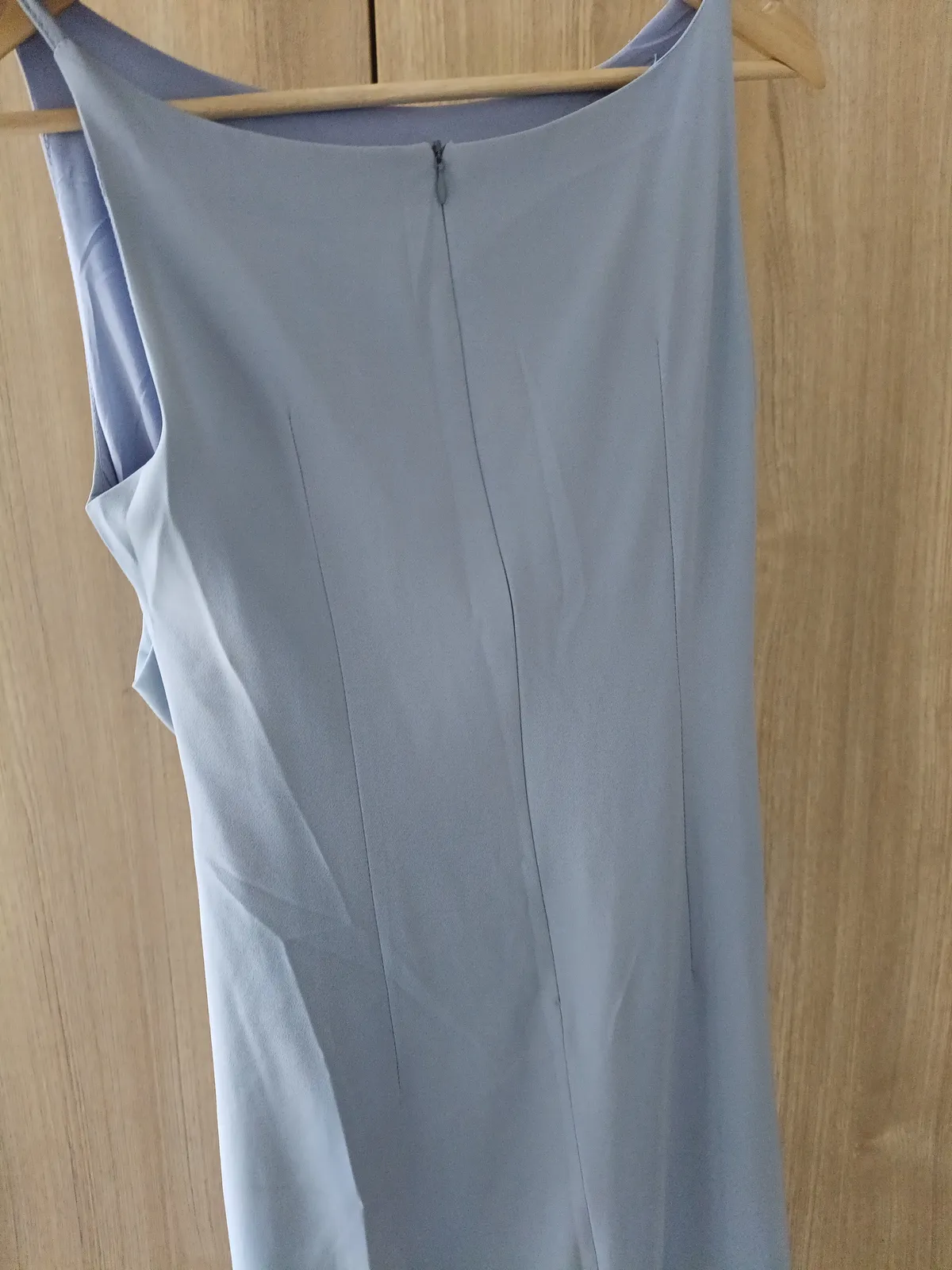Nil Elegant Sky Blue Midi Dress - Photo 3