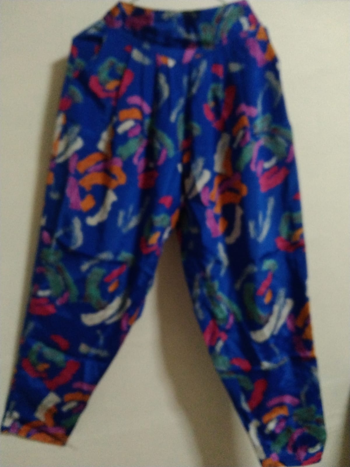 Bright Abstract Print Trousers