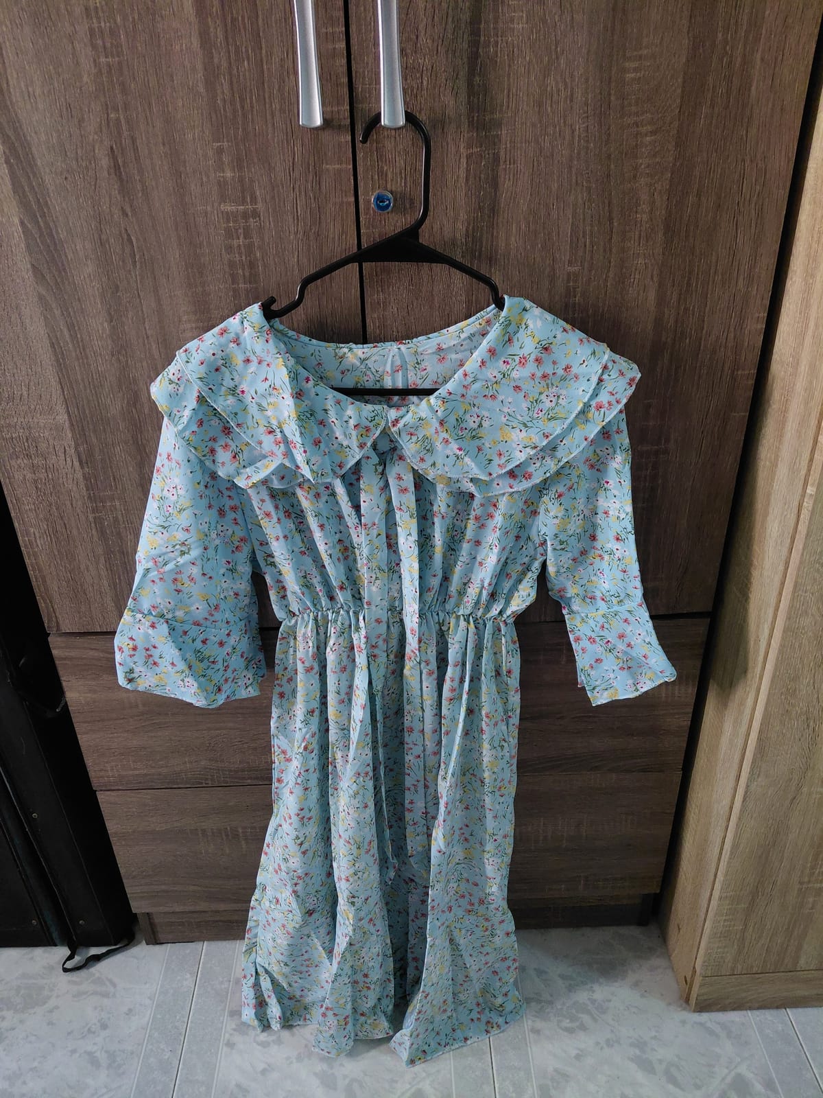 Fen Fen Jia Floral Vintage Floral Motifs Dress