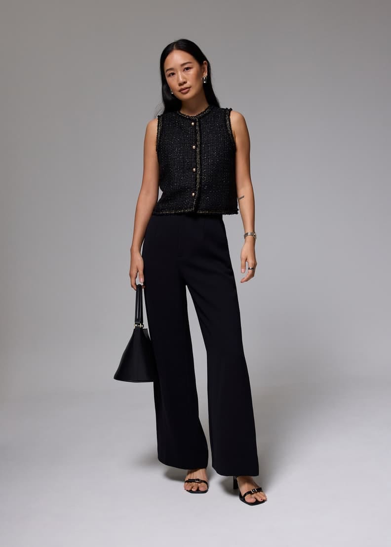 Love, Bonito Love Bonito Tweed Boxy Cropped Vest  - Photo 2