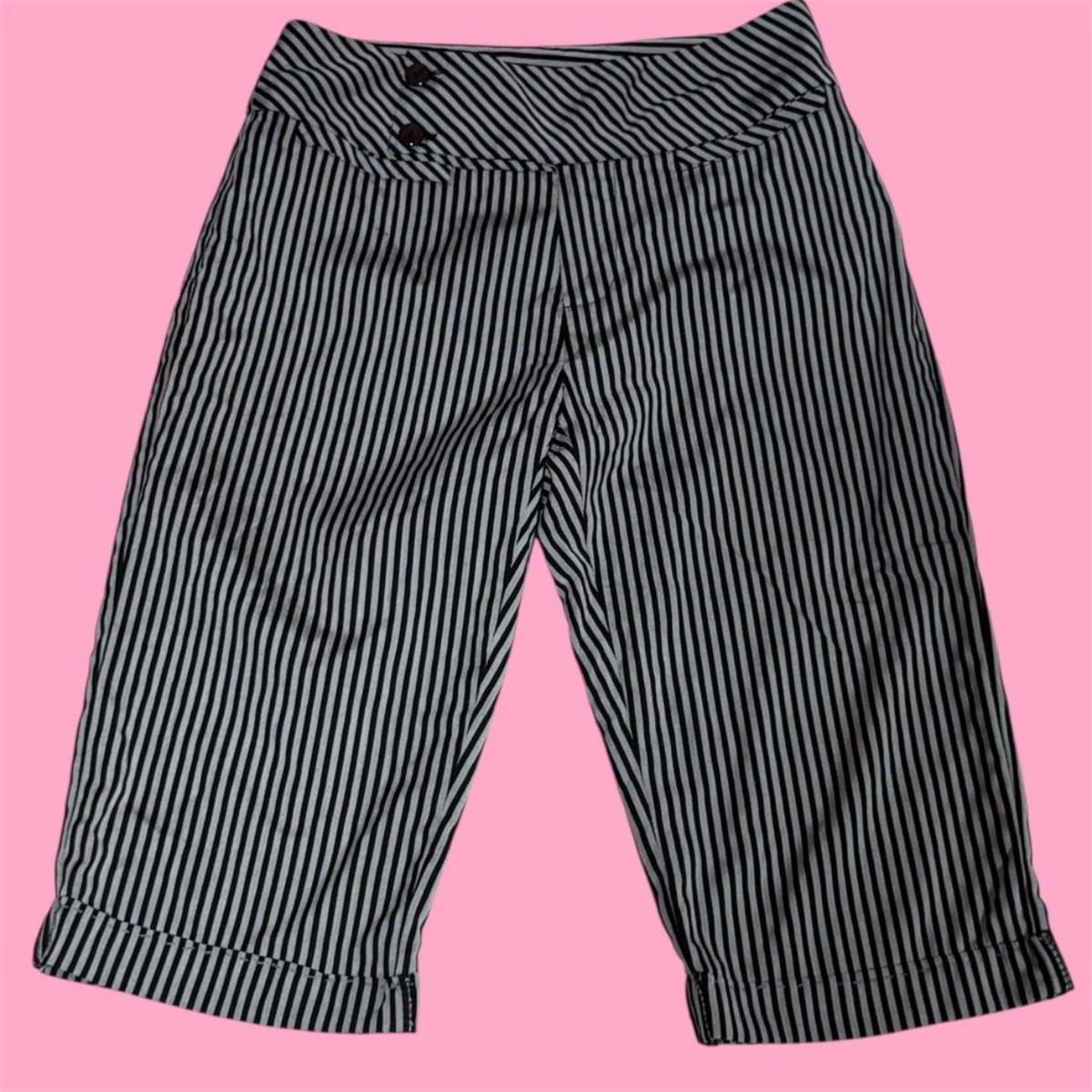 Y2K Striped Pinstripe Cropped Pants 