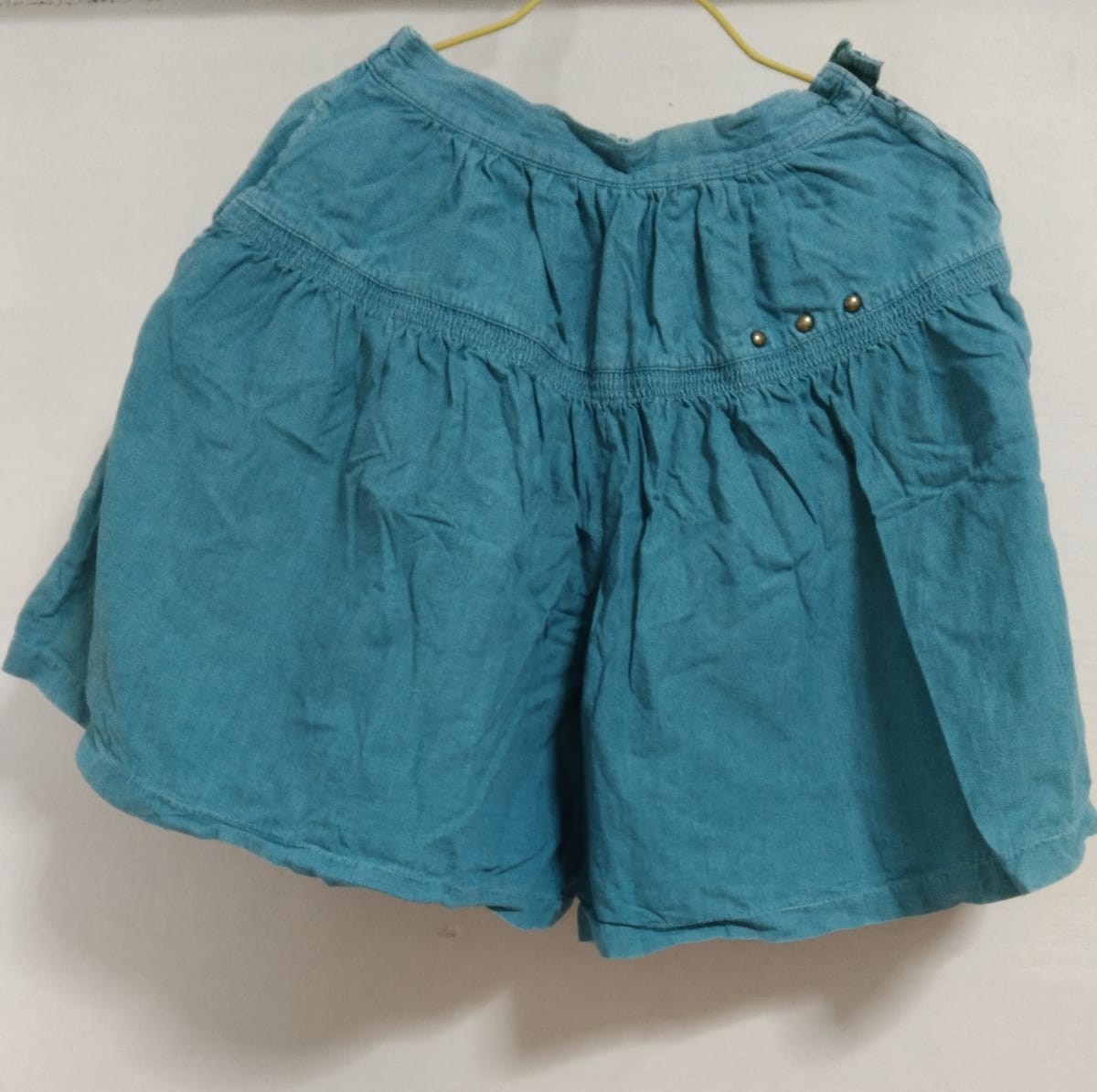 Comfy Boho-Style Teal Shorts