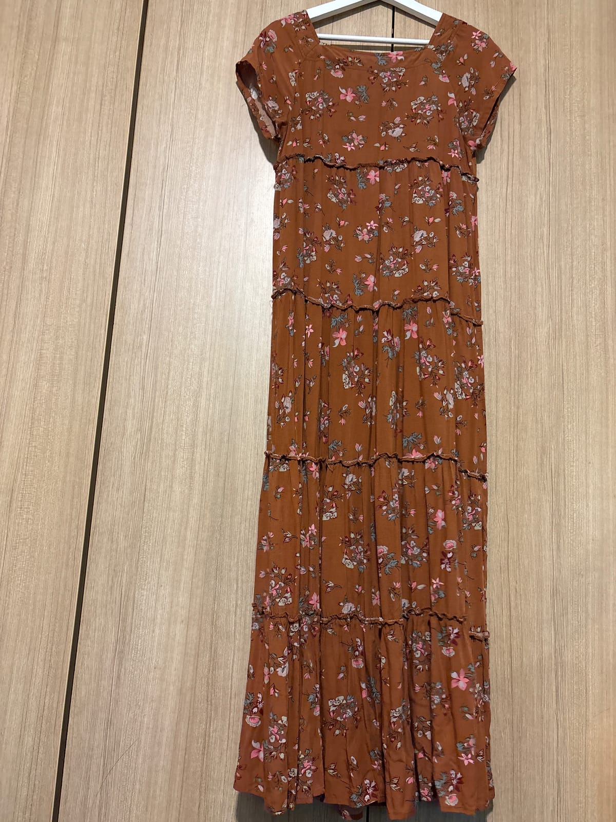 Natural Life Boho Floral Tiered Dress