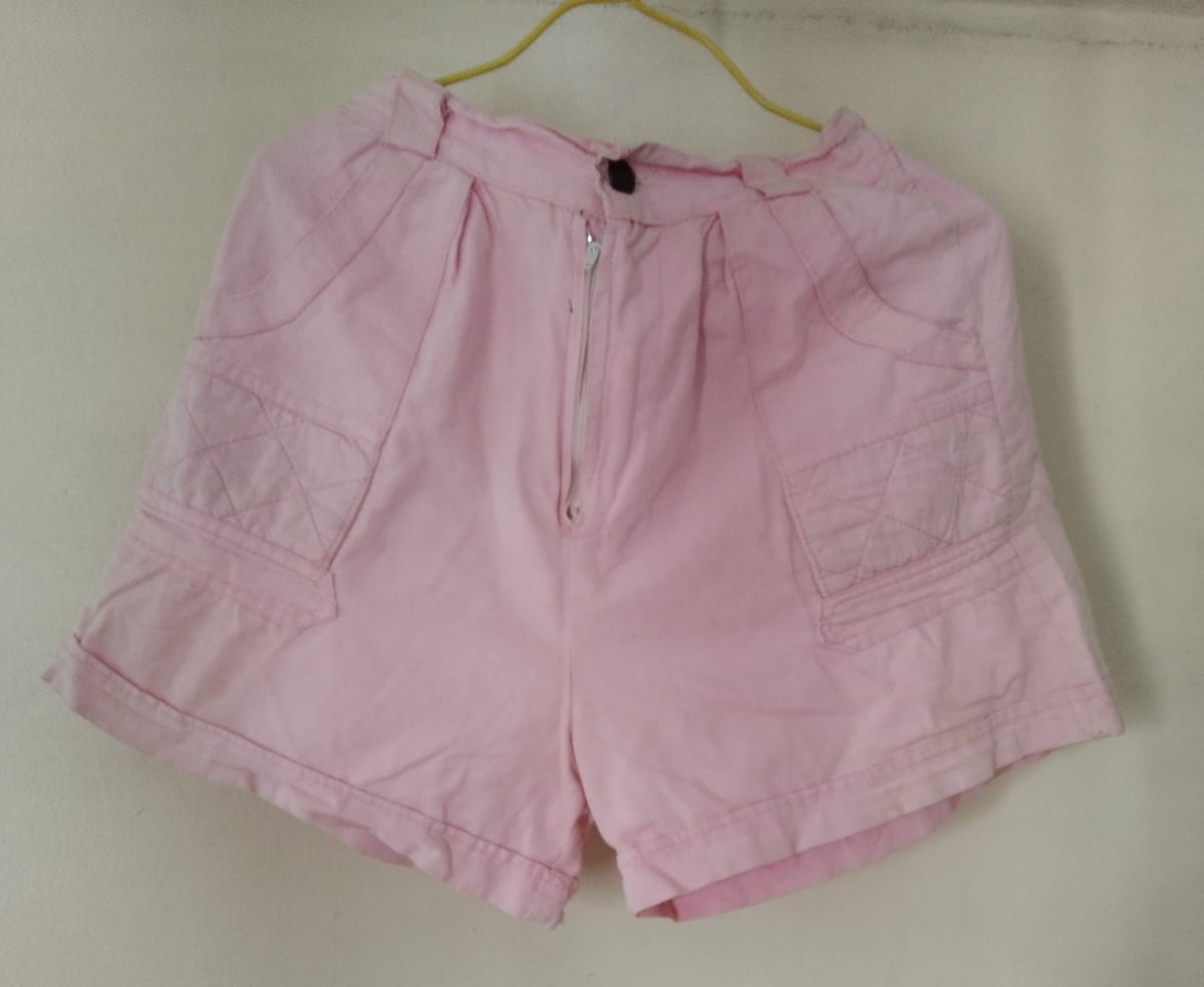 Cute Pink High-Waisted Shorts