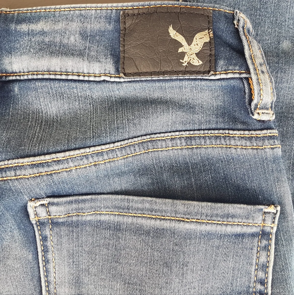 American Eagle Outfitters Original American Eagle Outfitters Denim Jeans, Hi-Rise Jegging, Super Super Stretch, US 0, UK 4, EU 32, AEO SA TEEN, Cool Distressed Bottoms, Bootcut, Destroyed Knees Model, Sophistication, Pop Culture, Hip Hop, Rock Star, Timeless Classic, Urban Style - Photo 6