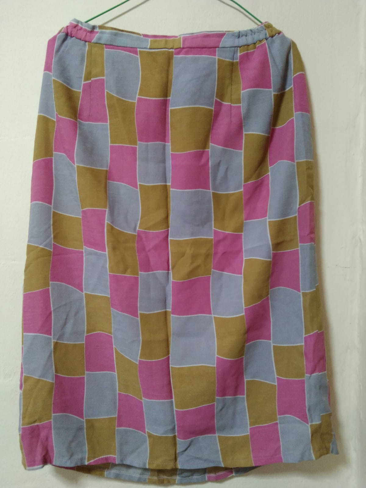 Retro Multicolour Patterned Skirt