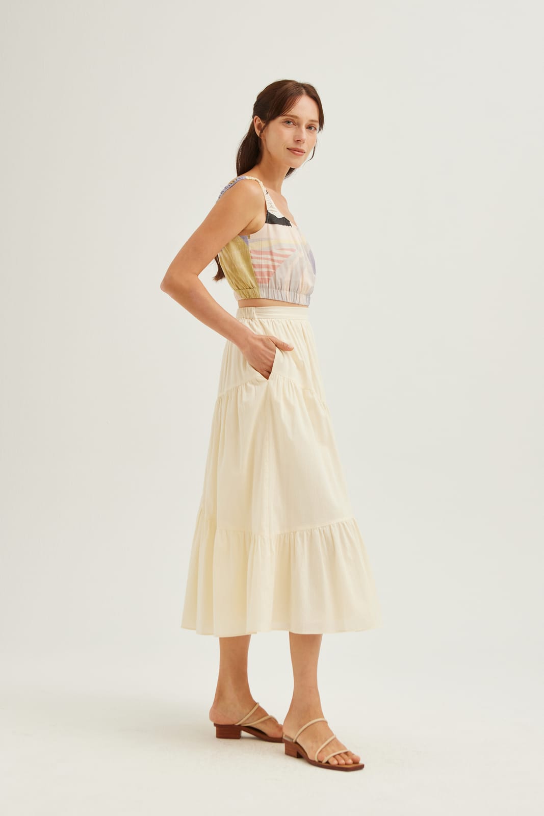 Our Second Nature Our Second Nature La Risa Crop Top - Photo 2