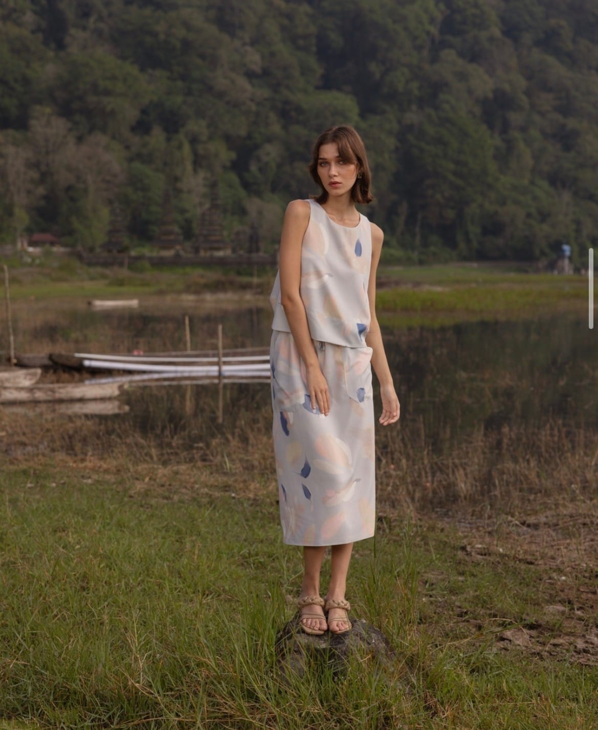 BNWT Terrablush Morning Dew Top & Skirt Set