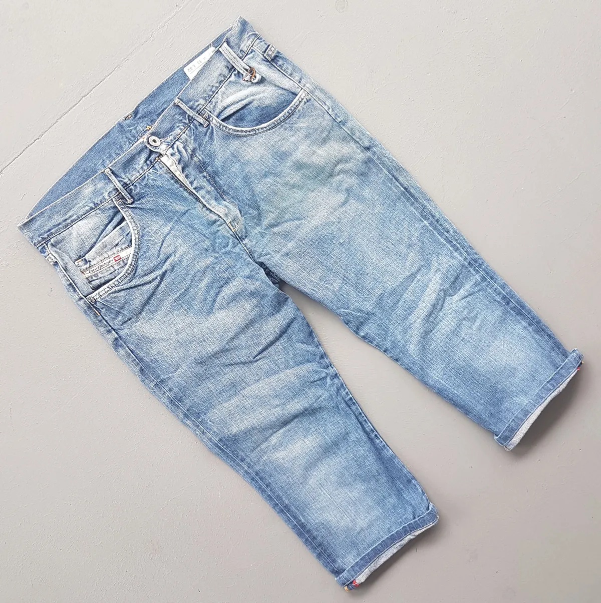 Vintage Diesel Industry Denim Jeans, Original DIESEL Denim Shorts, Made in ITALY, Retro Selvedge Design, Cool W31 Bottoms, Cosmopolitan, Sophistication, Nostalgic Apparels, Timeless Appeal, Pop Culture, Hip Hop, Rock Star, Cult Street Fashion