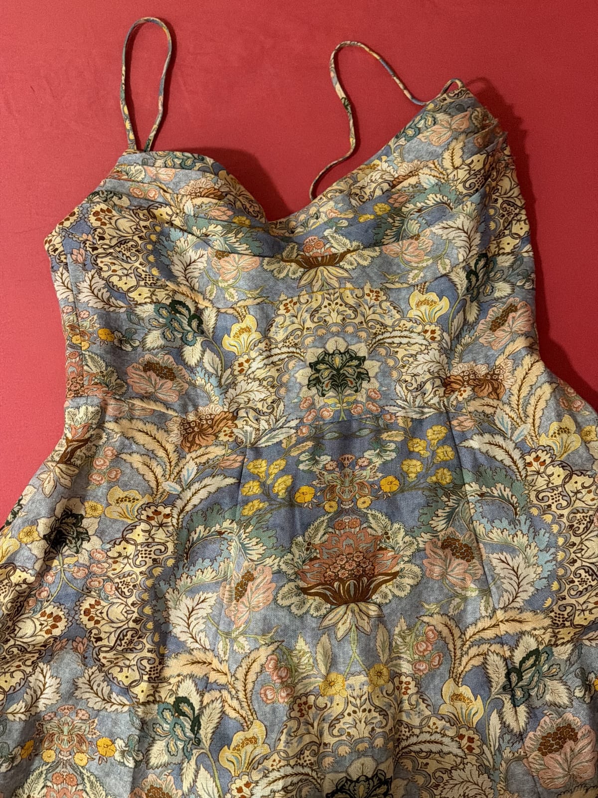 Vintage Floral Maxi Dress