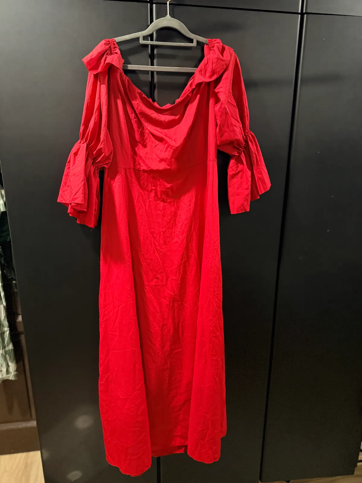 Stunning Red Off-Shoulder Dress