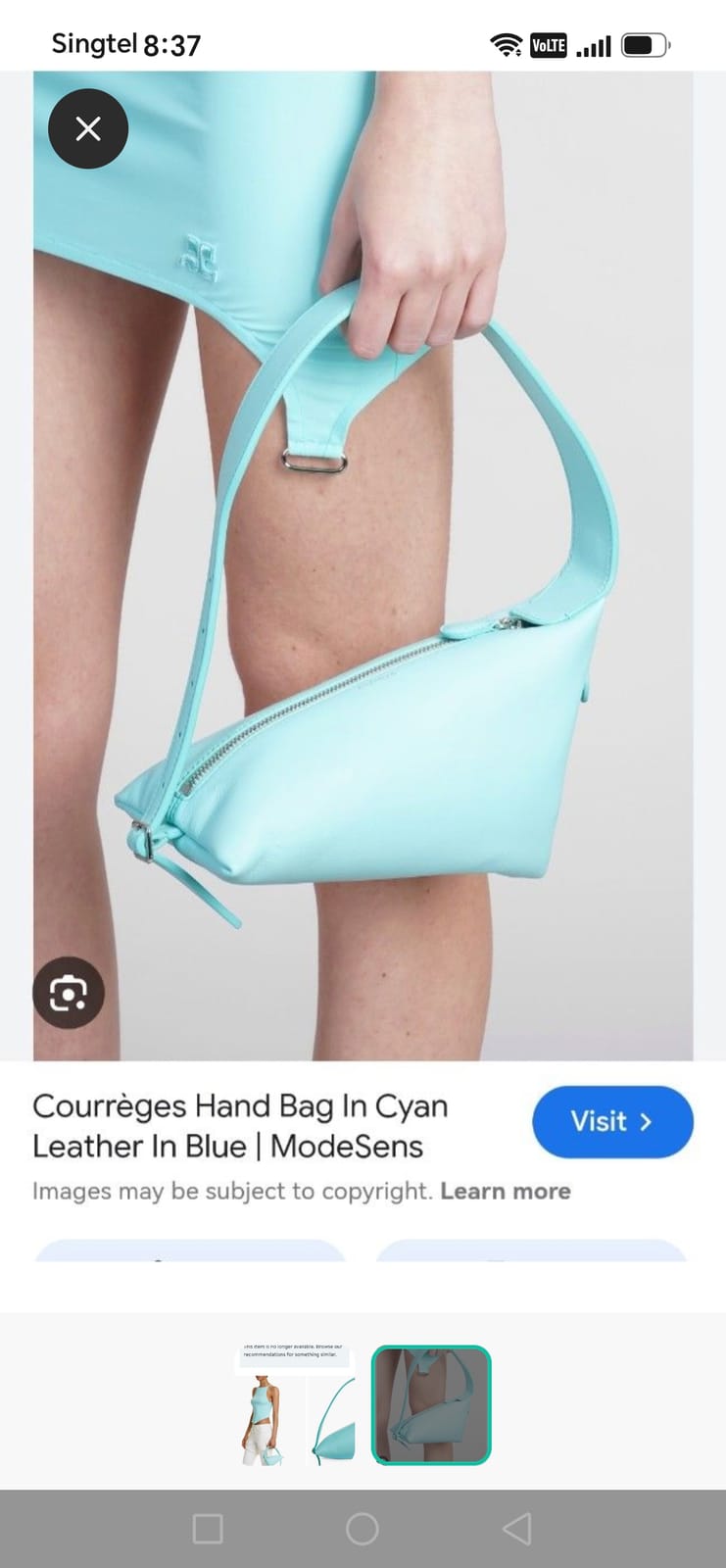 Branded unique leather bag