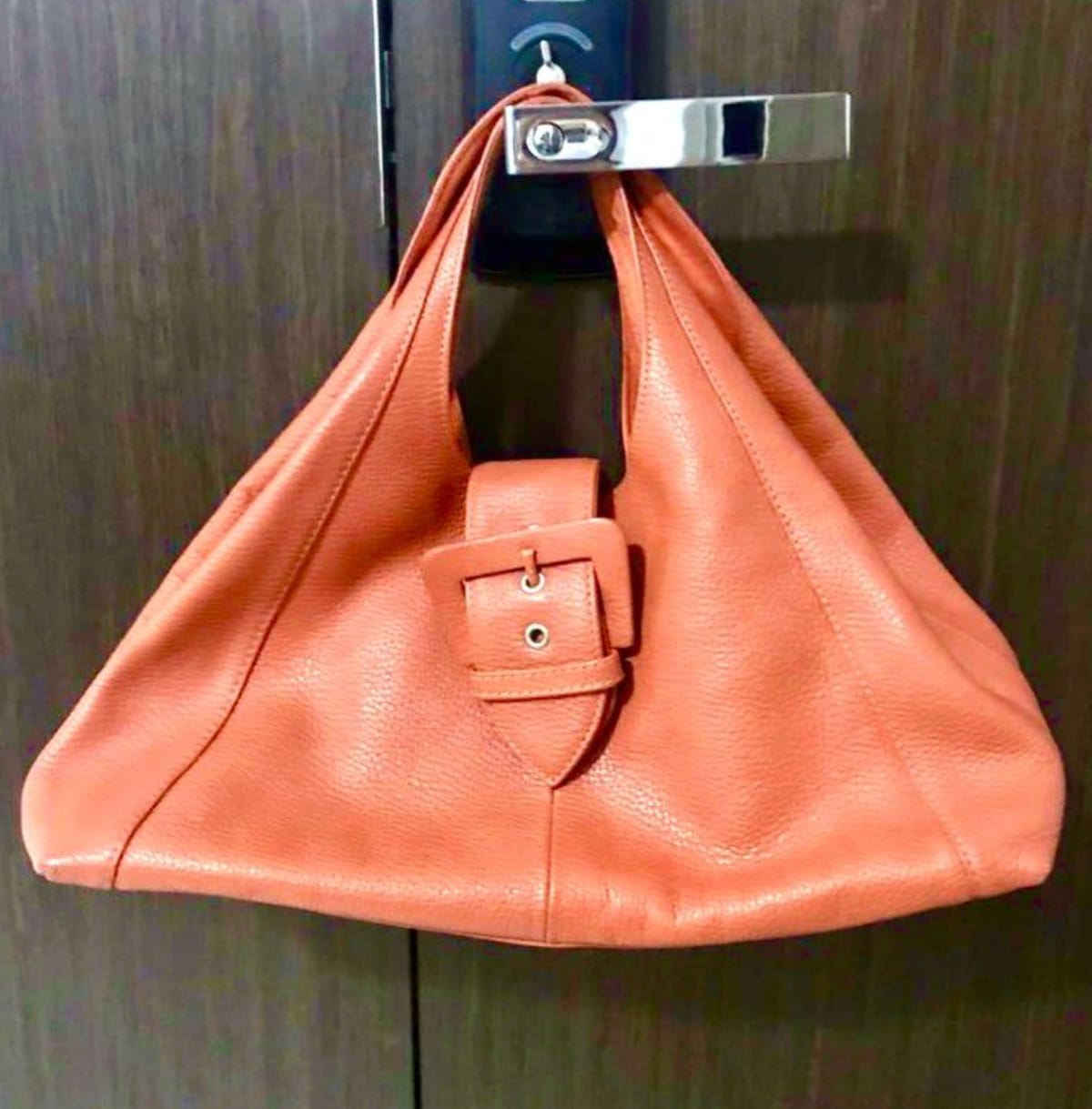 Bottega Veneta Orange Triangle Bag