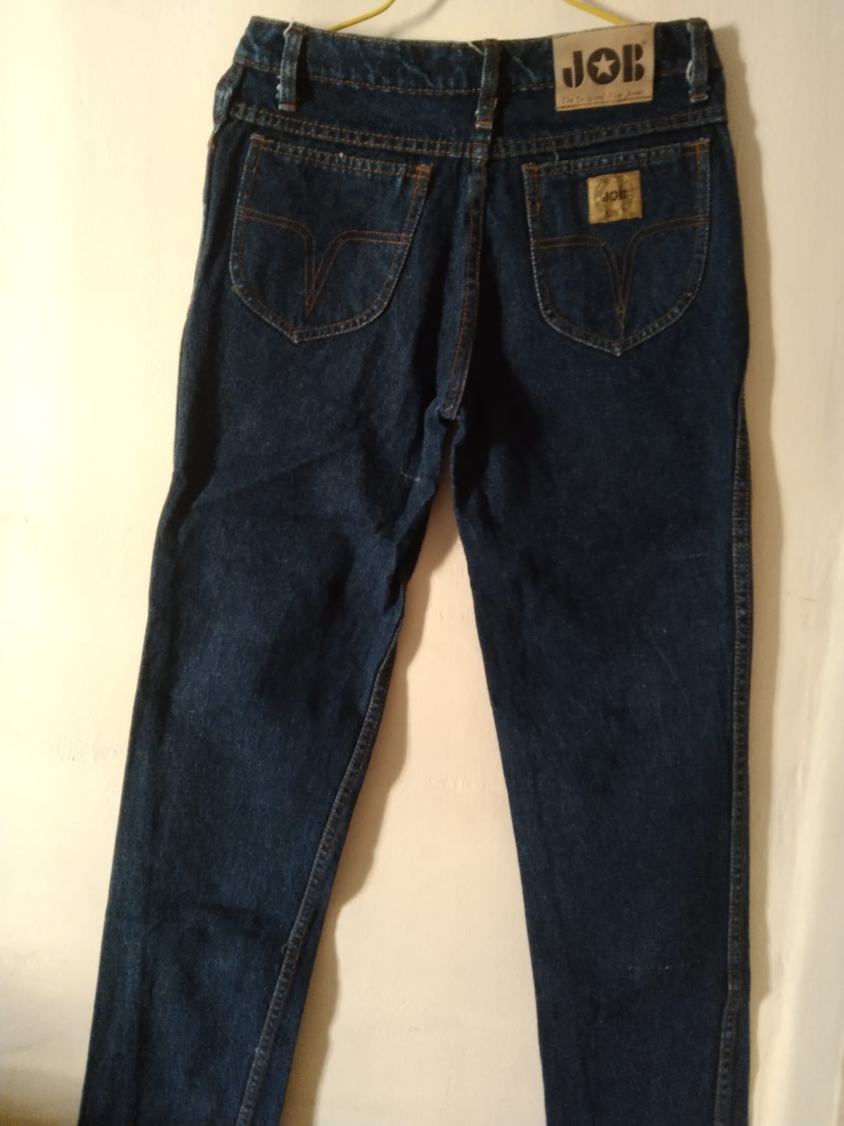 Vintage High-Waisted Dark Blue Jeans