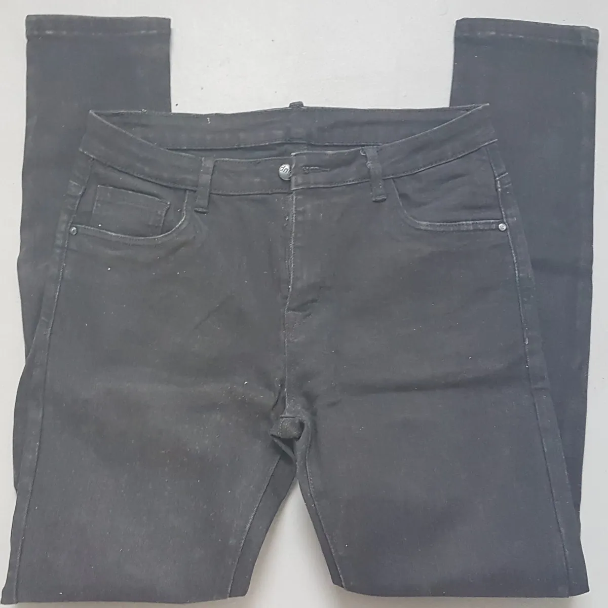 Off-White Retro OFF-WHITE Denim Jeans, Size 32 SUPREME x Off-White Black Pants, Bootcut Jeans, Stretchable Bottoms, Cosmopolitan, ITALIAN Designer Wear, Sophistication, Nostalgic Appeal, Vintage Trousers, Work or Play, Luxury Living, Cult Street Fashion - Photo 7