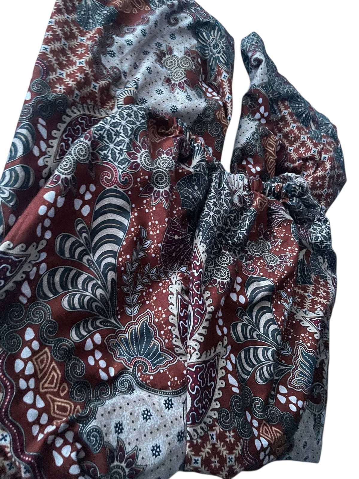 Boho-Chic Batik Print Pants