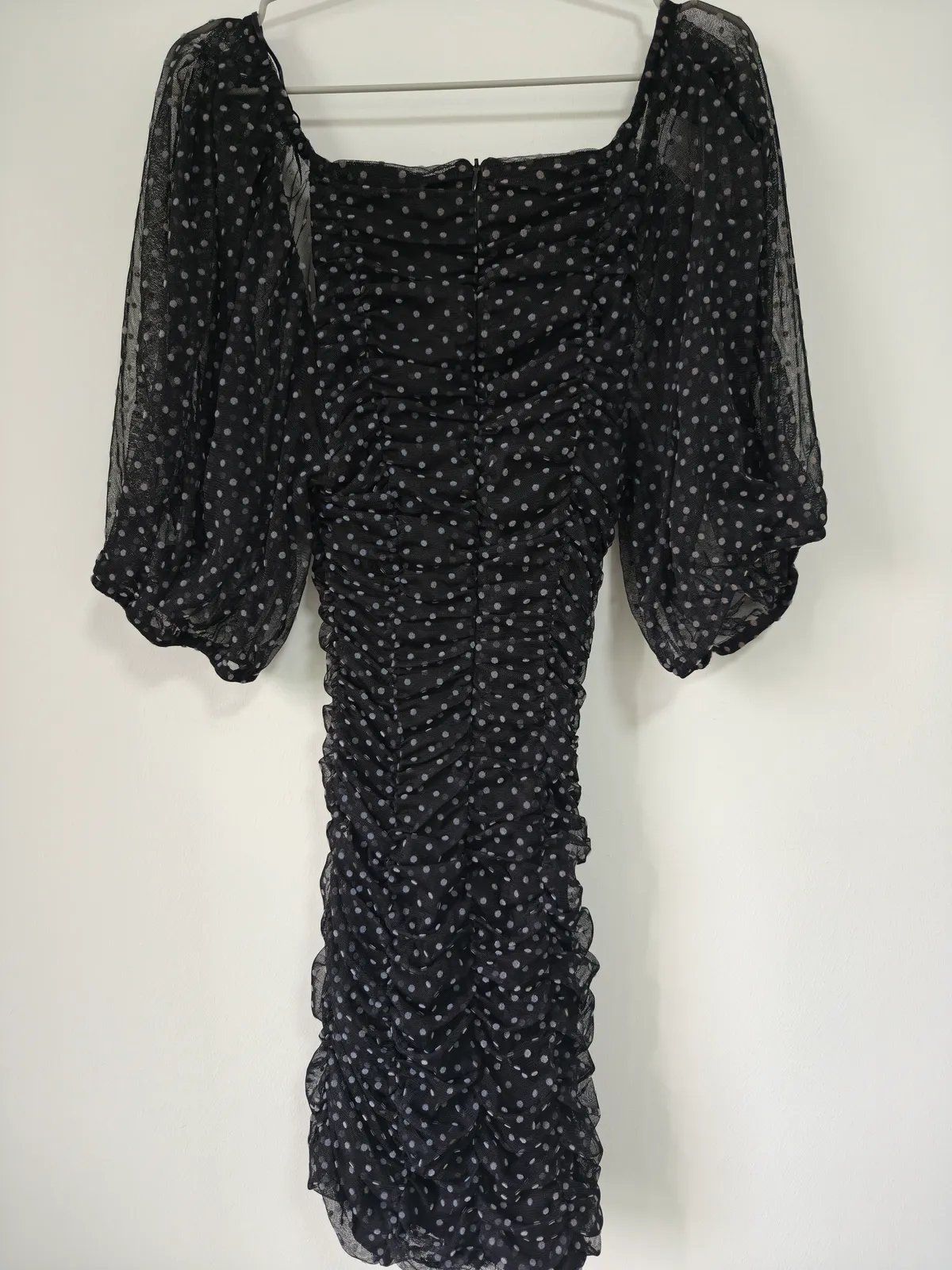 Zara Zara Polka Dot Mesh Dress - Photo 3