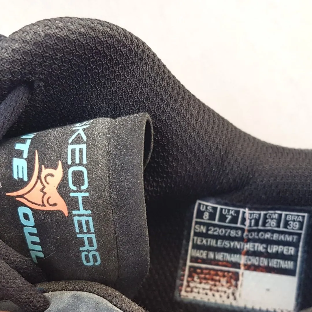 Skechers Original SKECHERS Designer Shoes, US 8, UK 7, EU 41, CN 26, Tokyo Nite Owl Sneakers, Ortholite, Glow in the Dark, Cosmopolitan, Hyper Pillars, Air-Cooled, Max Cushioning, Lightweight, Sophistication, Timeless Appeal, Cult Street Fashion, Everyday Shoes - Photo 3
