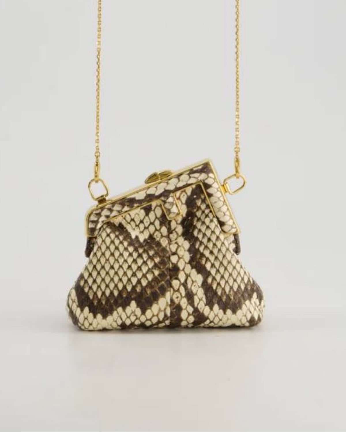 Fendi Nano Snakeskin Bag