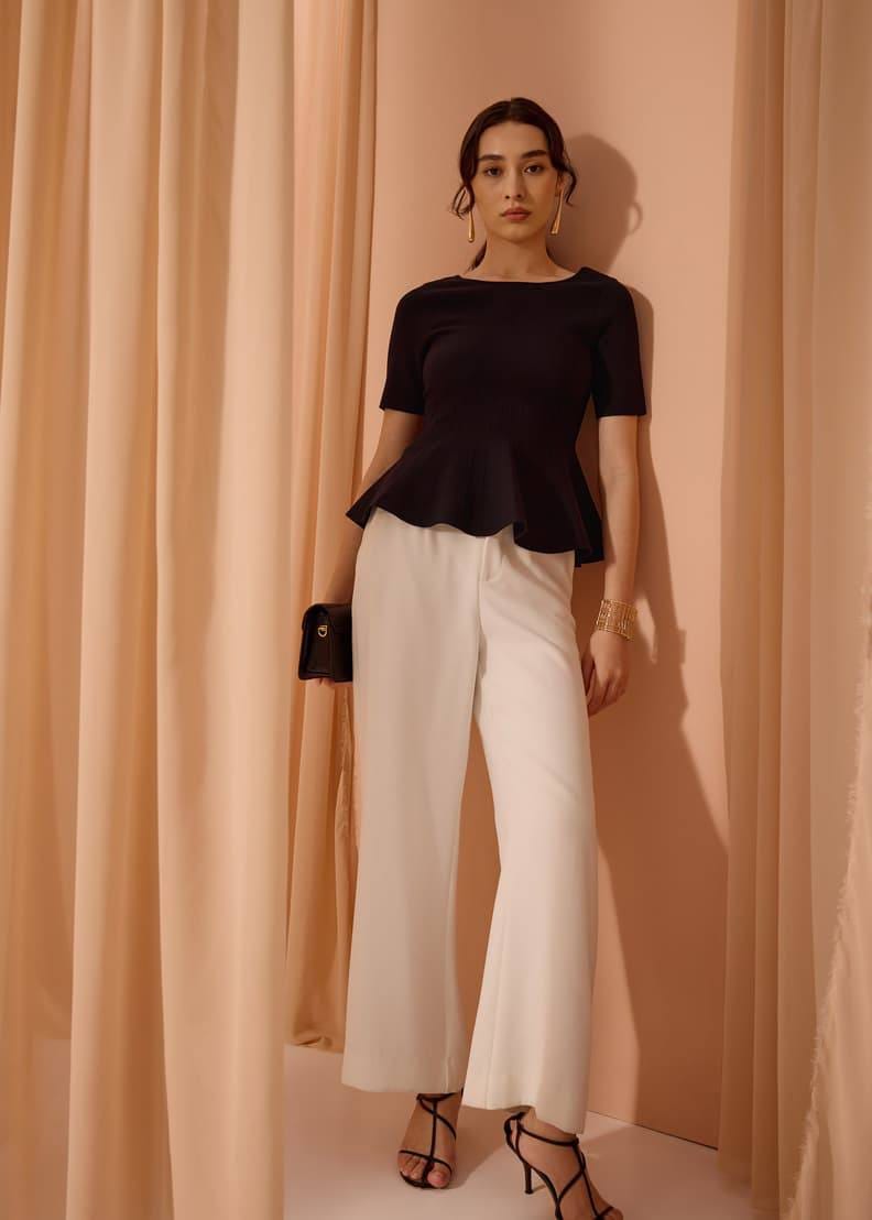 Love, Bonito Love Bonito LB Knit Peplum Top - Photo 3